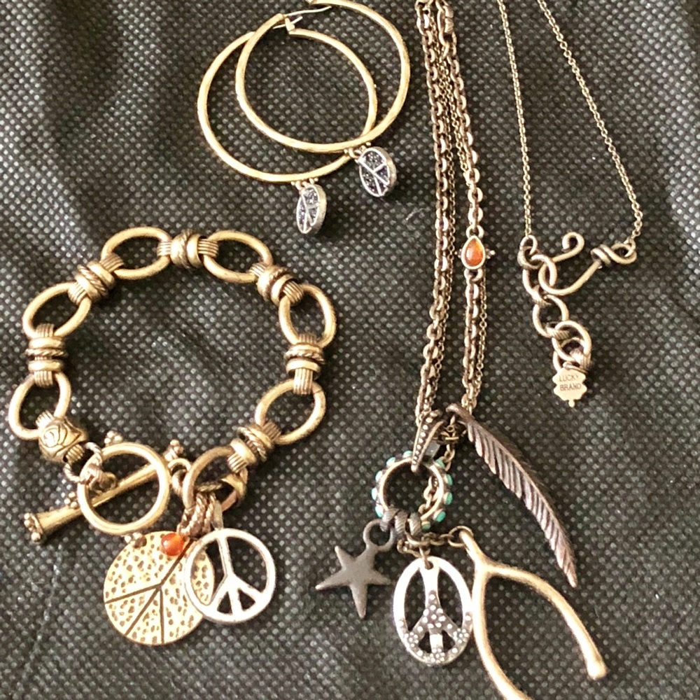 Bracelet, necklace, Ear Rings